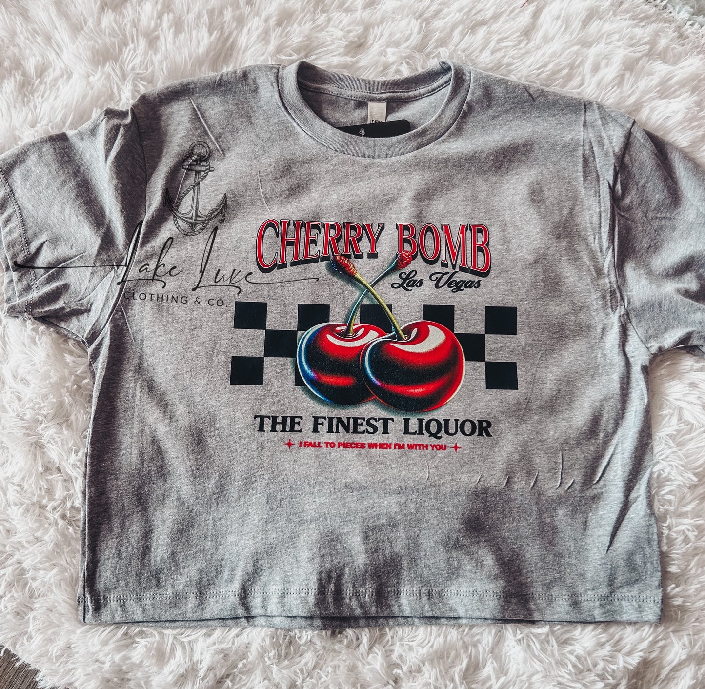 Cherry π Bomb π£ crop tee - made to order