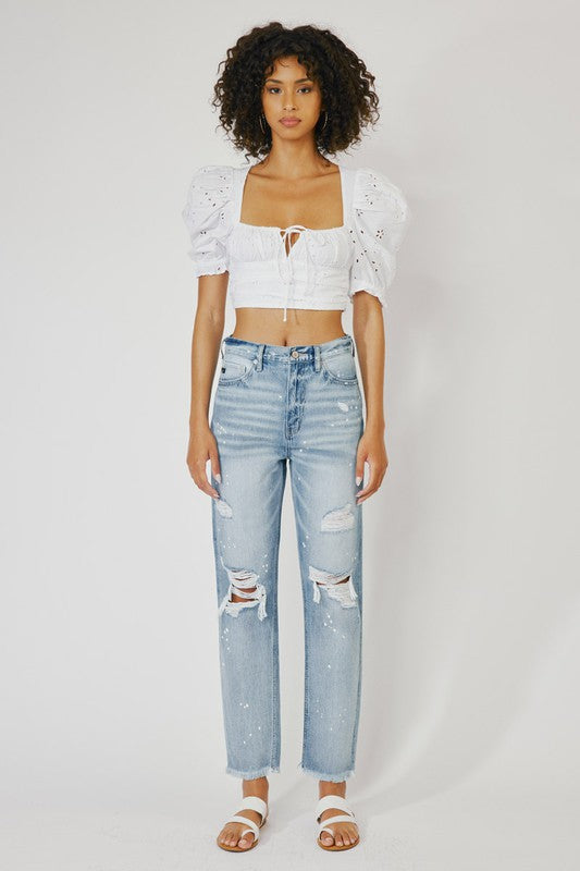 KanCan -Hi Rise Slim Straight Jeans