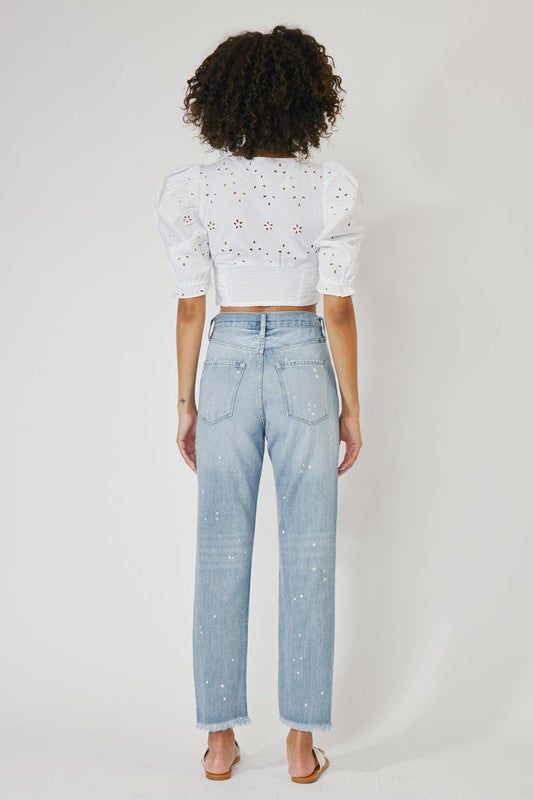 KanCan -Hi Rise Slim Straight Jeans