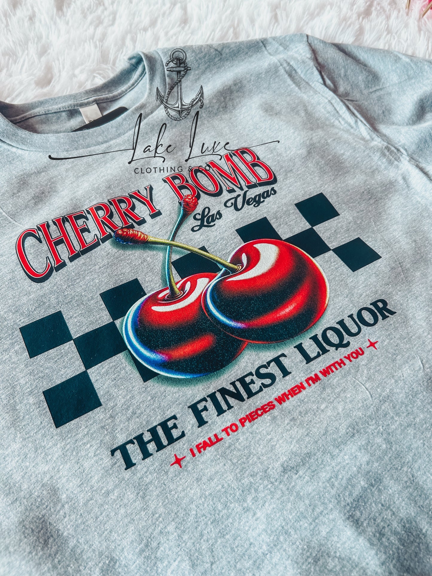 Cherry π Bomb π£ crop tee - made to order
