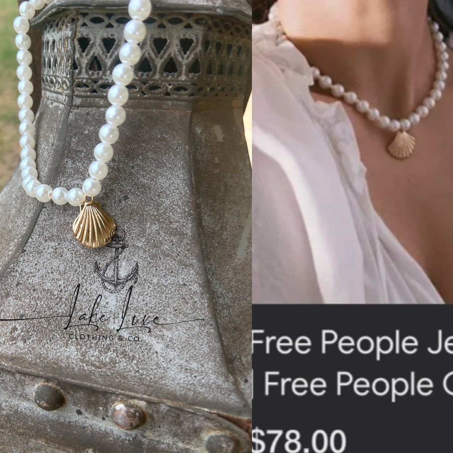 Pearl shell necklace