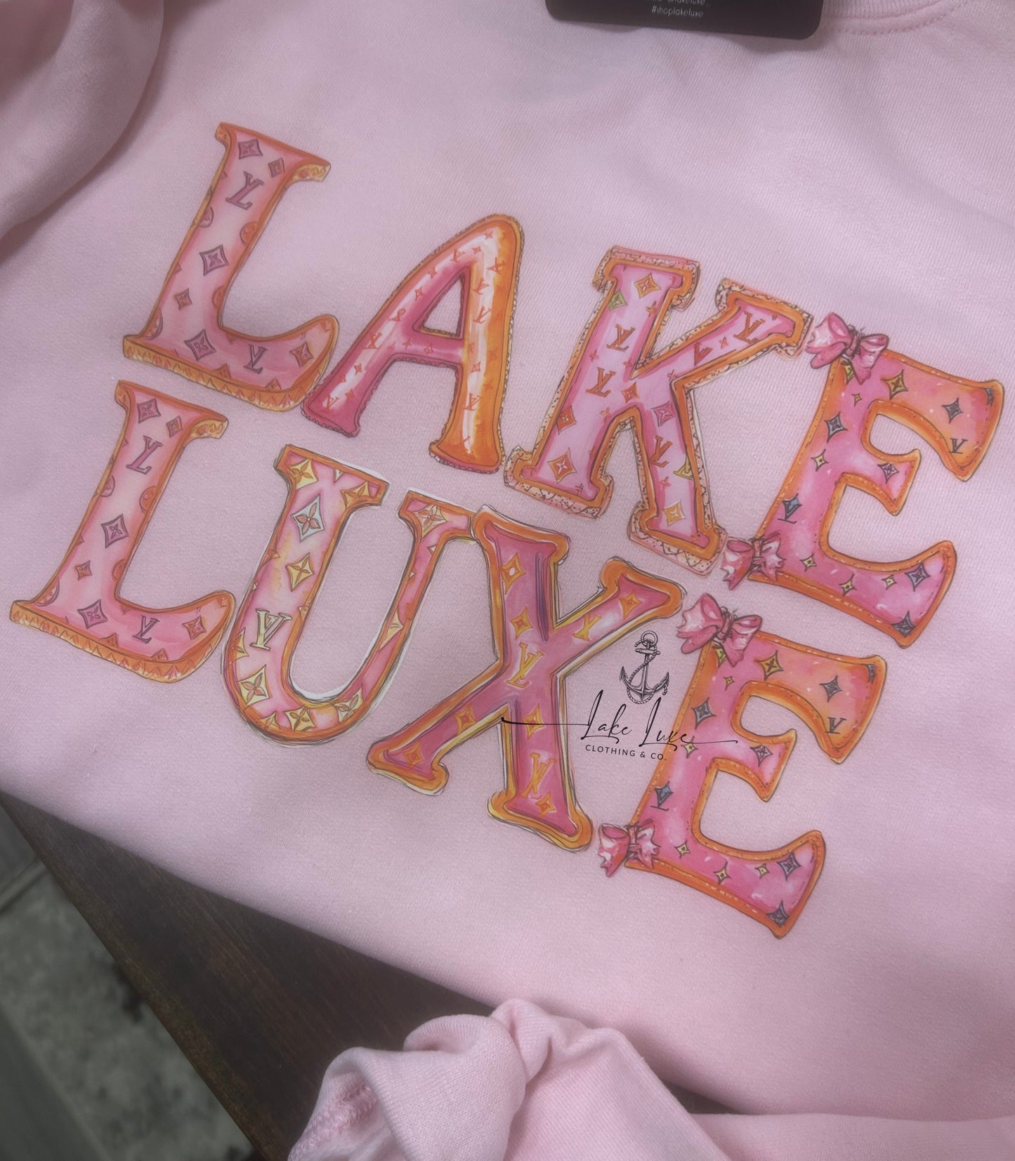 Lake luxe sweatshirt - made to order - choose style