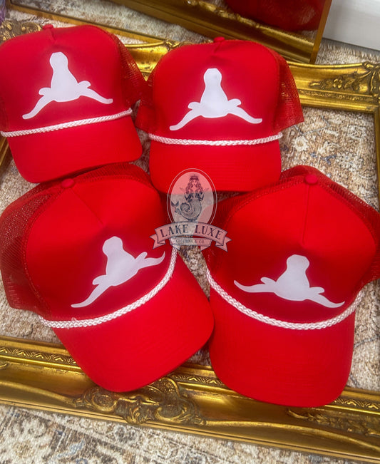 Horns down hat - made to order, allow 5 biz days