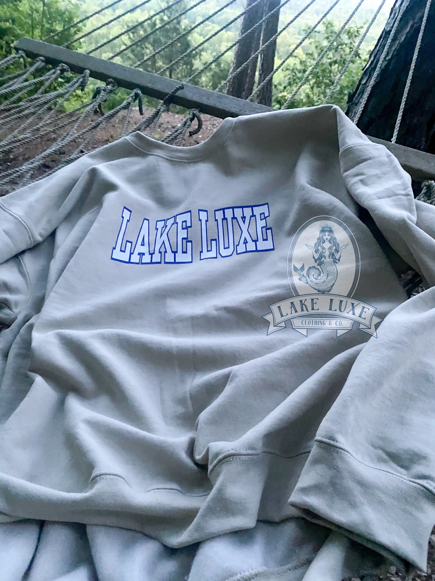 Lake Luxe - sand sweatshirt unisex - made to order
