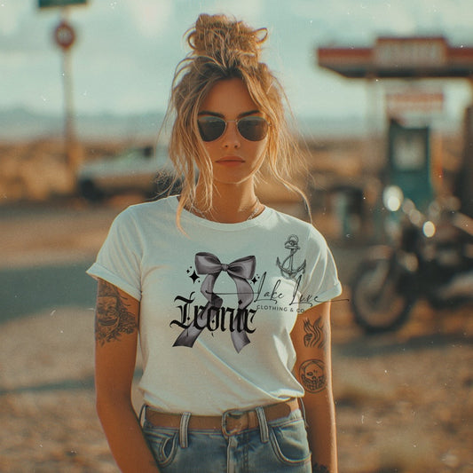 ICONIC bow tee - made to order