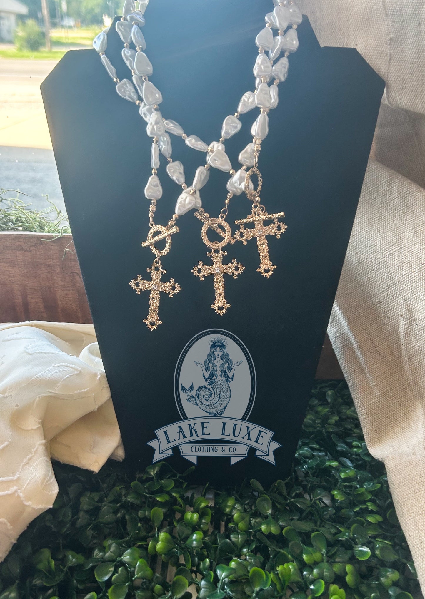 Faux Pearl Necklaces (choose style)
