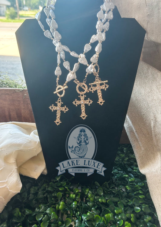 Faux Pearl Necklaces (choose style)
