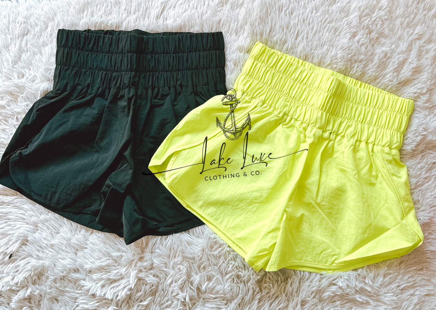 Smocked waist shorts